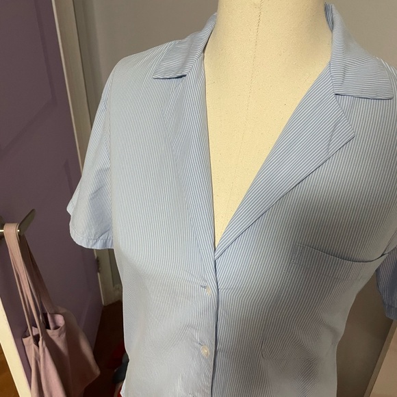 Sunday Best short sleeve striped button down shirt - Picture 2 of 4